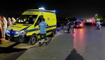 إصابة 7 عاملات في حادث تصادم سيارة وتروسيكل على الطريق الصحراوي بالجيزة