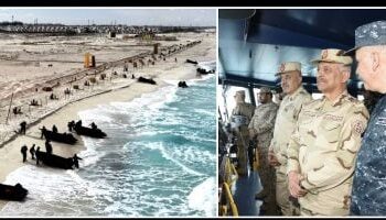  وزير الدفاع يشهد المرحلة الرئيسية للتدريب المشترك “ميدوزا-14” بمشاركة 5 دول