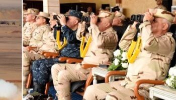 القائد العام للقوات المسلحة يشهد تنفيذ المرحلة الرئيسية للرماية الصاروخية لقوات الدفاع الجوي