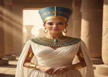 دنيا سمير غانم تحتفل بافتتاح المتحف المصري الكبير بـ “إطلالة فرعونية” مصممة بالذكاء الاصطناعي