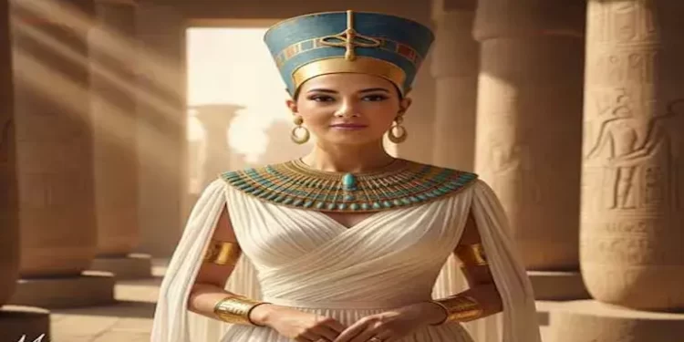 دنيا سمير غانم تحتفل بافتتاح المتحف المصري الكبير بـ “إطلالة فرعونية” مصممة بالذكاء الاصطناعي