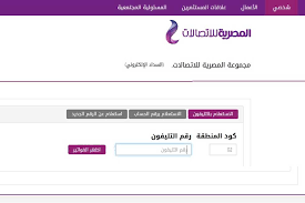 رابط الاستعلام عن فاتورة التليفون الأرضي 2025