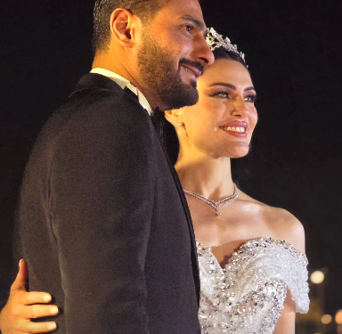 دارين حداد تحتفل بزفافها على طيار مصري في حفل عائلي خاص