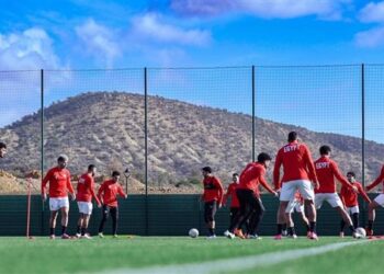 منتخب مصر يختتم تدريباته استعدادا لمواجهة أنجولا غدا