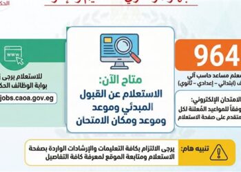موعد الامتحان الإلكتروني للمتقدمين لشغل 964 وظيفة معلم مساعد حاسب آلي بالأزهر