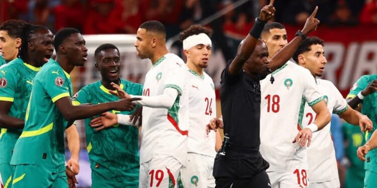 كأس أمم أفريقيا.. السنغال يرفض استكمال مباراة المغرب بسبب ضربة جزاء