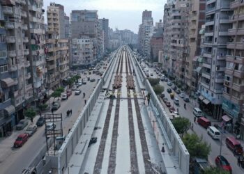 «النقل» تكشف عن أحدث تصوير جوي لتقدم أعمال تنفيذ مشروع المرحلة الأولى من مترو الإسكندرية