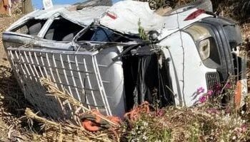 إصابة 5 أشخاص في انقلاب ميكروباص بطريق السويس.. والتحريات: اختلال عجلة القيادة