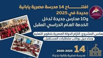 بفلسفة “التوكاتسو”.. المدارس المصرية اليابانية تقود ثورة تعليمية وتستهدف الوصول لـ 500 مدرسة