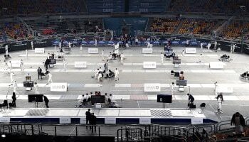 انطلاق منافسات كأس العالم لسيف المبارزة للناشئين والشباب باستاد القاهرة بمشاركة 54 دولة