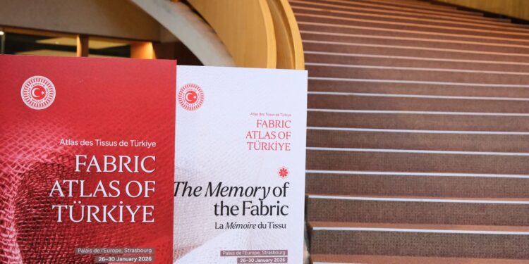 افتتاح معرض “أطلس النسيج التركي – ذاكرة النسيج” في مقر المجلس   الأوروبي