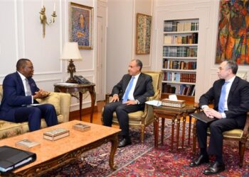 وزير الخارجية يستقبل رئيس لجنة العشرة الافريقية لإصلاح مجلس الأمن