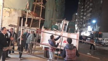 حملات مكثفة لإعادة الانضباط ورفع الإشغالات بشارع العريش في الجيزة