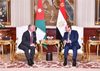 الرئيس السيسي وملك الأردن: إقامة دولة فلسطينية مستقلة السبيل لتحقيق السلام