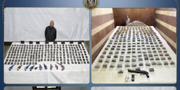 الداخلية تضبط طنًا من المخدرات و118 قطعة سلاح ناري بحوزة بؤر إجرامية في عدة محافظات