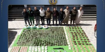 الداخلية تضبط 800 كجم مخدرات و131 سلاحًا ناريًا بقيمة 120 مليون جنيه