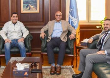 محافظ الإسكندرية يستقبل وزير الشباب والرياضة