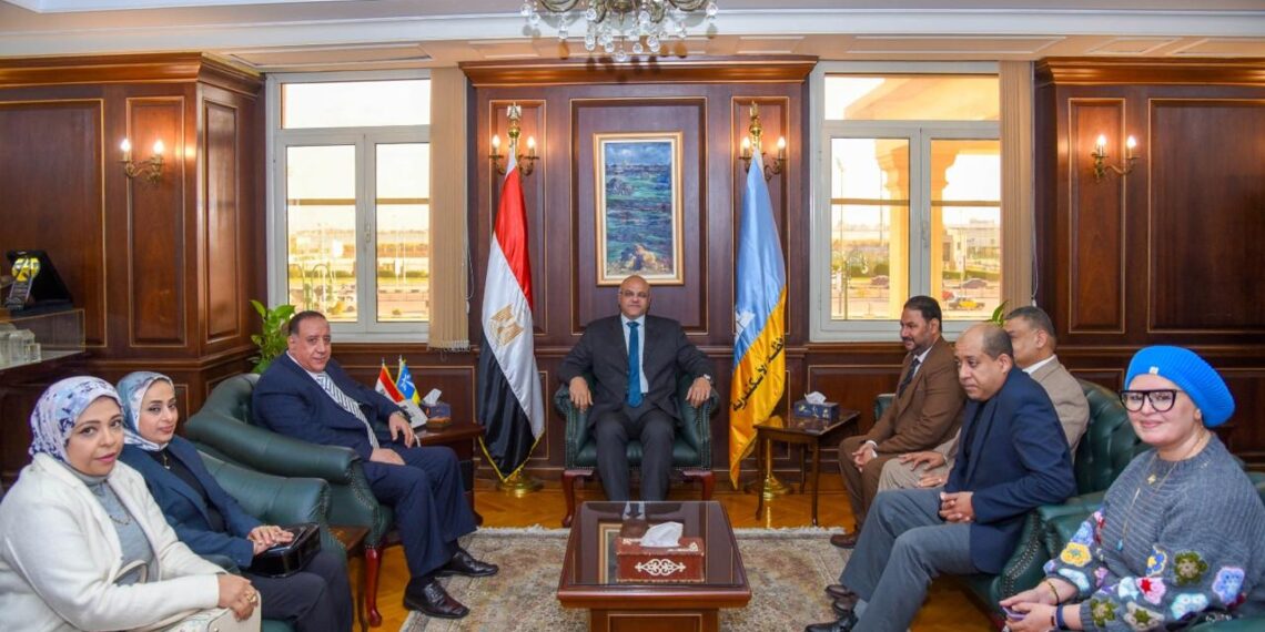 محافظ الإسكندرية يستقبل مجلس نقابة الصحفيين بالمحافظة