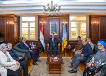 محافظ الإسكندرية يستقبل مجلس نقابة الصحفيين بالمحافظة