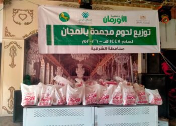 توزيع  3000 كيلو لحوم على 1750 من الأسر الأولى بالرعاية بالشرقية