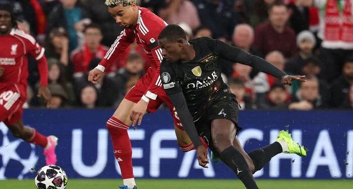 دوري أبطال أوروبا.. شوط أول بدون أهداف بين ليفربول وباريس سان جيرمان