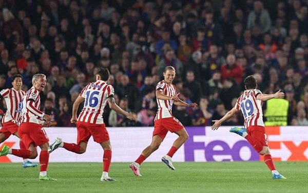 دوري أبطال أوروبا.. أتليتكو مدريد يفوز على برشلونة في ذهاب ربع النهائي