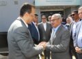 محافظ بني سويف يستقبل وزير الاتصالات في مستهل زيارته داخل مجمع مصانع “سامسونج” بكوم أبو راضي الصناعية