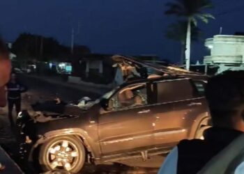 مصرع 3 أشخاص وإصابة آخر في حادث تصادم مروع على طريق جمصة
