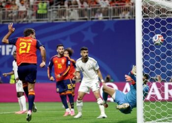 كأس العالم 2026.. السعودية تسقط بثلاثية نظيفة في الشوط الأول أمام إسبانيا