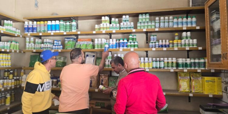 “الزراعة” تضبط أكثر من 2360 عبوة مبيدات مخالفة في 3 محافظات