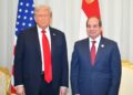 ترحيب كبير بين السيسي وترامب على هامش قمة G7