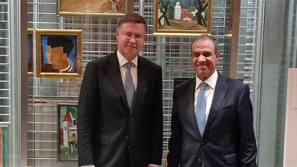 وزير الخارجية يلتقي المفوض الأوروبي للاقتصاد والإنتاجية