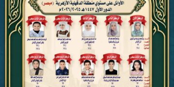 منطقة الدقهلية الأزهرية تهنئ أوائل الشهادتين الابتدائية والإعدادية الأزهرية للعام الدراسي 2025 / 2026