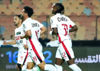 الزمالك ينهي الشوط الأول متقدمًا بثلاثية أمام بطل جيبوتي بدوري الأبطال
