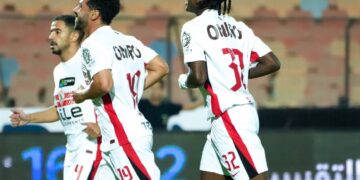 الزمالك ينهي الشوط الأول متقدمًا بثلاثية أمام بطل جيبوتي بدوري الأبطال
